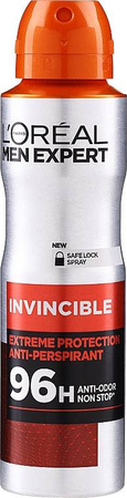 L'Oreal Invincible Man 96h  Antitranspirant Spray 150 ml