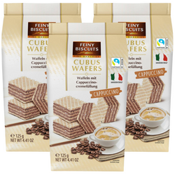 Feiny Biscuits Cubus Wafle z Kremem Cappuccino 125 g