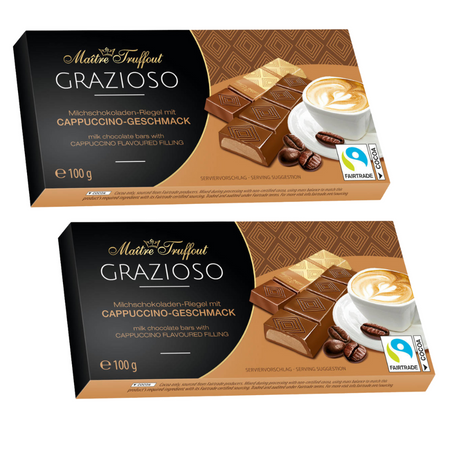 MaitreTruffout Grazioso Czekoladki z Nadzieniem Cappuccino 100 g