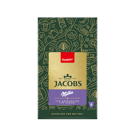 Jacobs Cappuccino Choco Milka w Saszetkach 8x15,8g