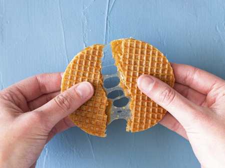 Jeden Tag Ciastka Holenderskie na Kawę Karmelowe 400 g