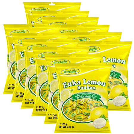 Woogie Cukierki Eukaliptusowo-Cytrynowe 175 g