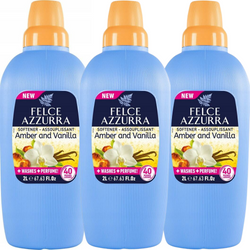 Felce Azzurra Amber and Vanilla Płyn do Płukania 3x2l