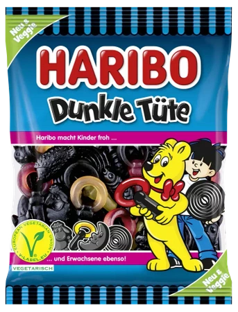 Haribo Dunkle Tüte Żelki 175 g