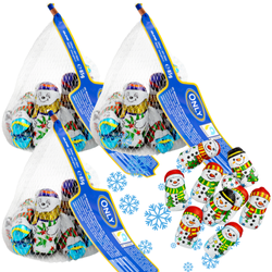 Only Bałwanki Czekoladowe Świąteczne Bożonarodzeniowe 3x85g