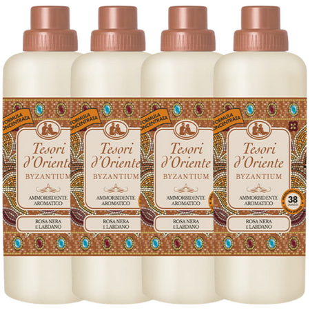 Tesori d'Oriente Byzantium Rosa Nera Płyn do Płukania 4x760 ml