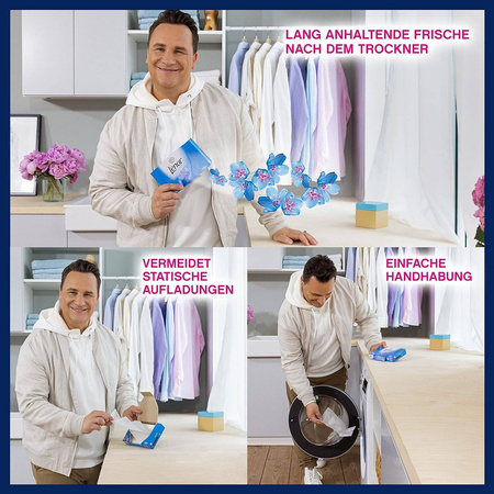 Lenor Aprilfrisch Chusteczki Zapachowe do Suszarek 4x34 szt.