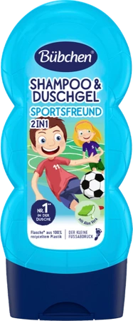 Bübchen Kids 2 w 1 Sportsfreund Szampon i Żel pod Prysznic  230 ml