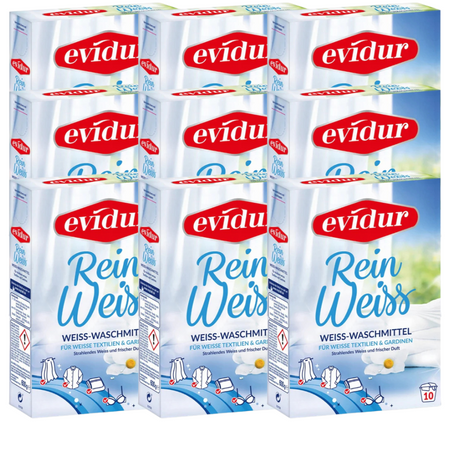 Evidur Reinweiss Proszek do Firan 9x600 g