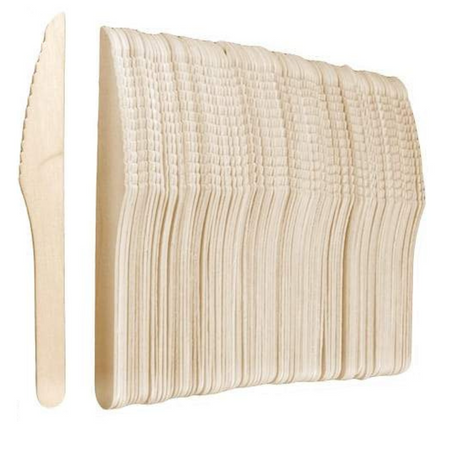 Abena Nóż Drewniany 16,5 cm, 100 sztuk (5395)