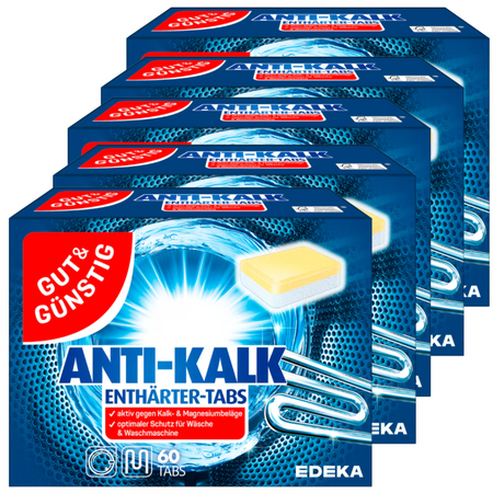 G&G Anti-Kalk Tabs Odkamieniacz do Pralki 5x60 szt.