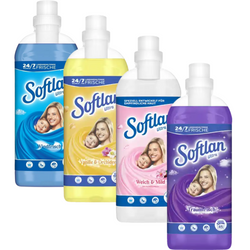 Softlan Zestaw Niemieckich Płyn do Płukania 4x1l