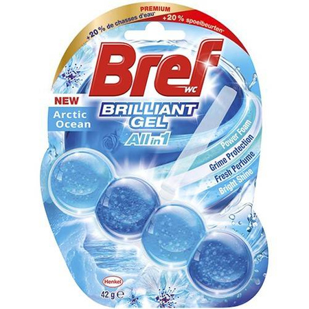 Bref Brilliant Gel Arctic Ocean Zawieszka WC 42 g