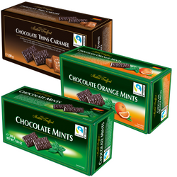 MaitreTruffout Talarki Czekoladowe z Kremem z Czarnej Porzeczki 200 g