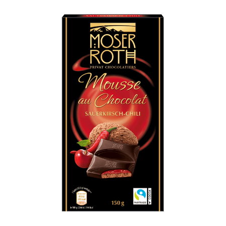 Moser Roth Mousse au Chocolat Sauerkirsch-Chili 150 g