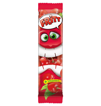 Fritt Cherry Rozpuszczalna Guma do Żucia 70 g