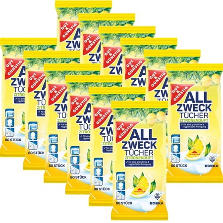 G&G Uniwersalne Chusteczki Nawilżone 80 szt.