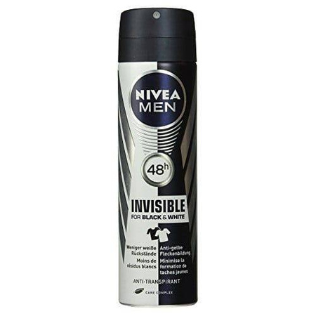 Nivea Men Black&White Invisible Original Antyperspirant Spray 150 ml