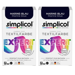 Simplicol Expert Barwnik do Tkanin Marine-Blau 2x150 g