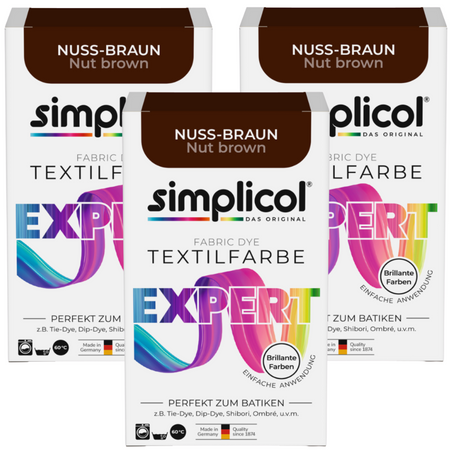 Simplicol Expert Barwnik do Tkanin Nuss-Braun 150 g