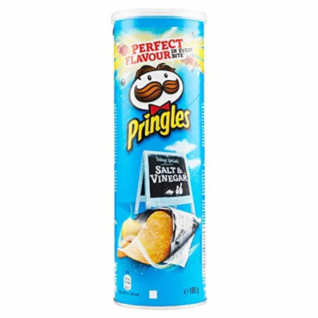 Pringles Salt & Vinegar Sól i Ocet 165 g