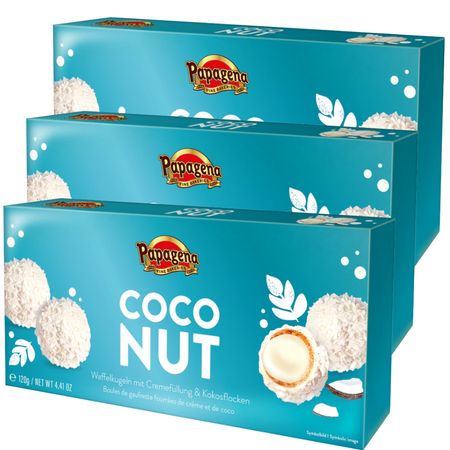 Papagena Kulki Waflowe z Kokosem 120 g