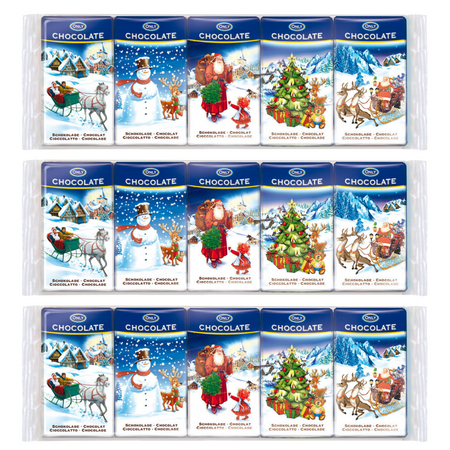 Only Czekolada Mleczna Boże Narodzenie 3x(5x15 g)