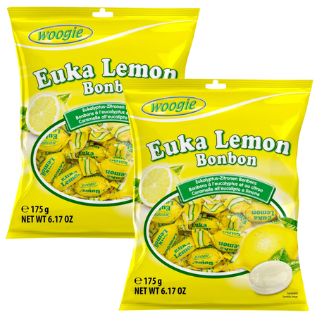 Woogie Cukierki Eukaliptusowo-Cytrynowe 175 g