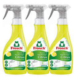 Frosch Citrus Dusche & Bad Spray do Łazienki 3x 500 ml DE