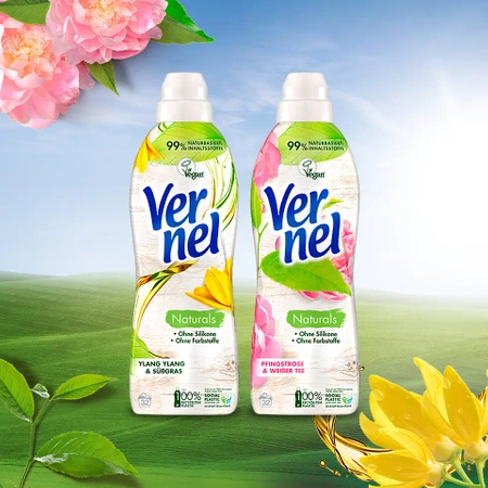 Vernel Naturals Ylang Ylang & Süßgras Płyn do Płukania 3x37 prań