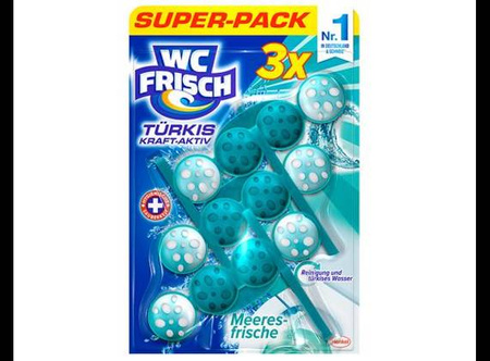 WC-Frisch WC-Reiniger Türkis Kraft Aktiv Meeresfrische 3 szt.