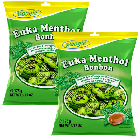 Woogie Cukierki Miętowo Eukaliptusowe 175 g