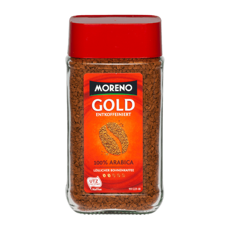 Moreno Bezkofeinowa Kawa Rozpuszczalna 100 g