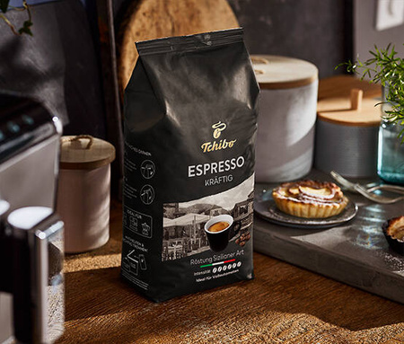 Tchibo Espresso Kraftig Rostung Sizilianer Kawa Ziarnista 1 kg