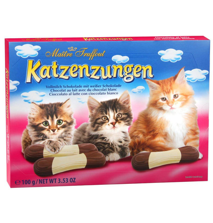 MaitreTruffout Kocie Języczki Mleczno-Białe 100 g