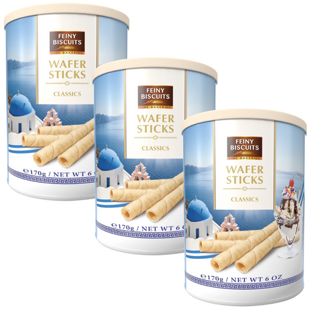 Feiny Biscuits Rurki Waflowe 3x170 g
