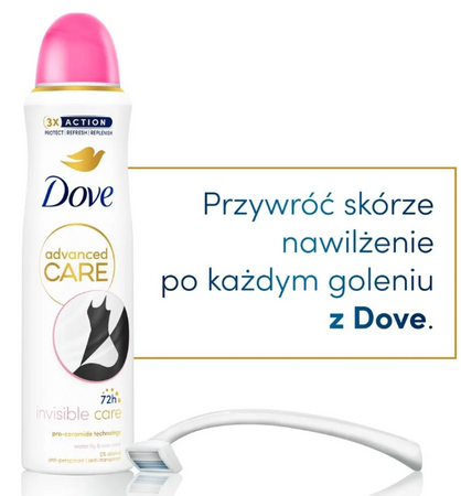Dove Advanced Care Invisible Care Antyperspirant Spray 150 ml
