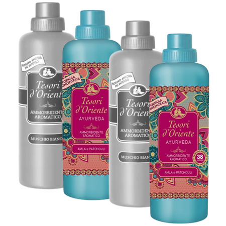 Tesori d'Oriente Zestaw Włoskich Płynów do Płukania 4x760 ml