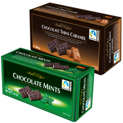 MaitreTruffout Talarki Czekoladowe Mięta, Słony Karmel 2x200g