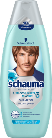 Schauma Anti-Schuppen x3 Classic Szampon do Włosów 480 ml