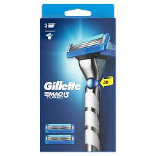 Gillette Mach 3 Turbo Maszynka + 3 Ostrza