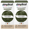 Simplicol Intensiv Barwnik do Tkanin Oliv-Grun Oliwkowa Zieleń 2 sztuki 