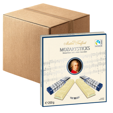 MaitreTruffout Mozartsticks White 200 g