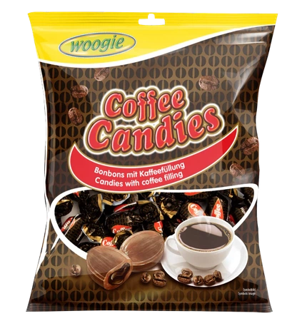 Woogie Cukierki Kawowe z Nadzieniem Kawowym 150 g