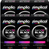 Simplicol Back to Black Barwnik do Tkanin 6 x 400 g