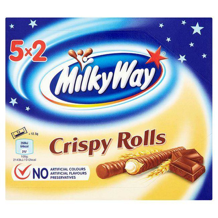 Milky Way Crispy Rolls 125 g