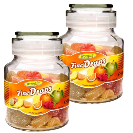 Woogie Landrynki Wieloowocowe w Słoiku 2x300g