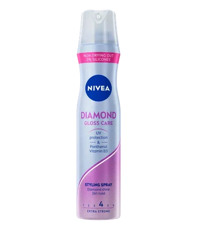 Nivea Diamond Gloss Care 4 Lakier do Włosów 250 ml