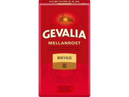 WYPRZEDAŻ !!!Gevalia Mellanrost Brygg Kawa Mielona 450 g