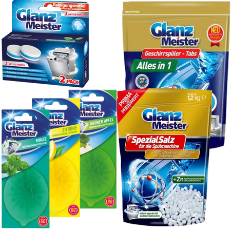 GlanzMeister Alles in 1 Zitrone Tabletki do Zmywarki 90 szt. DE